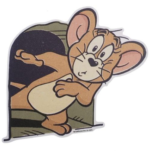 トムとジェリー ステッカー 防水 クロス素材 ダイカット ステッカー ひょっこり ワーナーブラザース ゼネラルステッカー キャラクターのシネマコレクション 通販 Paypayモール