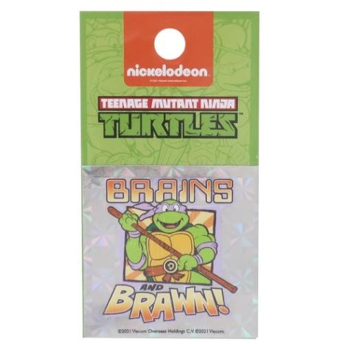 ニンジャタートルズ 防水 シール 防水 キラキラ スクエア ステッカー キャラクター Brains Brawn Gs Tts 023 キャラクターのシネマコレクション 通販 Yahoo ショッピング