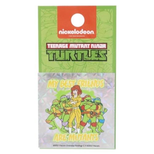 ニンジャタートルズ グッズ 防水 キラキラ スクエア ステッカー キャラクター 防水 シール My Best Friends キャラクターのシネマコレクション 通販 Paypayモール