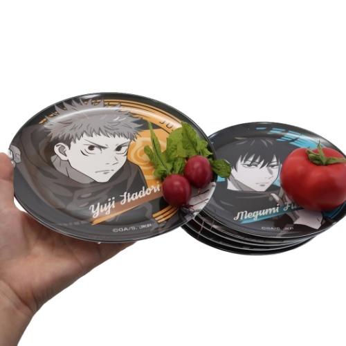 セール特価品 呪術廻戦 アニメキャラクター 中皿 メラミン プレート 五条悟 少年ジャンプ グッズ Vladiva Rs