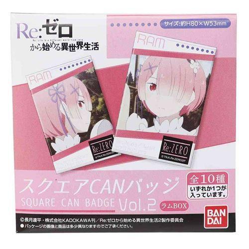 Re:ゼロから始める異世界生活 缶バッジ ラムBOX 全10種 トレーディング