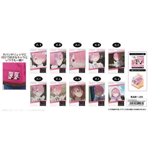 Re:ゼロから始める異世界生活 缶バッジ ラムBOX 全10種 トレーディング