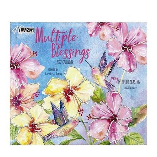 Lang 22年 カレンダー Multiple Blessings Caroline Simas 壁掛け カントリー ボタニカル インテリア 63 Off