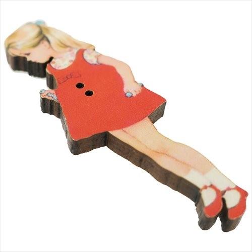 アトリエボヌールドゥジュール フランス製木製飾りボタン ブロンドの女の子 手芸用品 手作り雑貨 グッズ ハートアートコレクション ハンドクラフト キャラクターのシネマコレクション 通販 Paypayモール