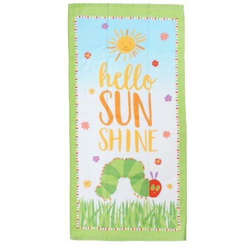 はらぺこあおむし グッズ バスタオル キャラクター プリント ビッグタオル エリックカール キャラクターのシネマコレクション 通販 Paypayモール