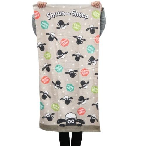 ひつじのショーン バスタオル プリント ビッグタオル ピーク 林タオル お風呂タオル キッズ 子ども 女の子 男の子 キャラクターのシネマコレクション 通販 Paypayモール