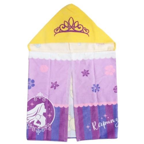塔の上のラプンツェル 変身タオルポンチョ フード付き コンパクト バスタオル ファンシーポップ ディズニープリンセス 林タオル 海プール日よけタオル キャラクターのシネマコレクション 通販 Paypayモール