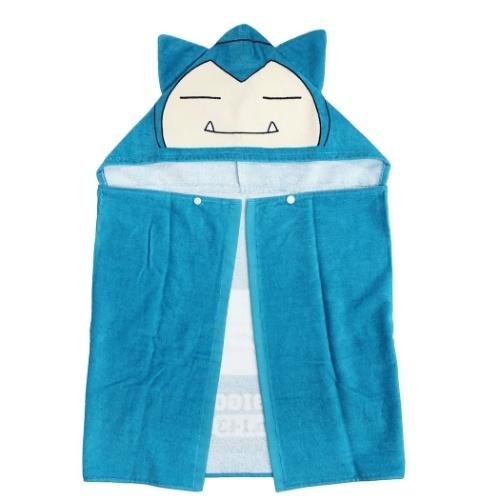 ポケモン フード付き コンパクト バスタオル ポケットモンスター 変身タオルポンチョ キャラクター なりきりカービィ