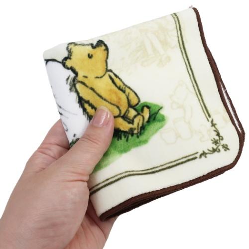 クラシックプー ディズニー ミニタオル プリント ハンカチタオル