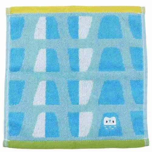 トイトイ ミニタオル ジャガード ハンカチタオル Toy フクロウ 汗拭きタオル 激安ブランド