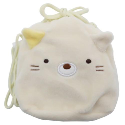 ポシェット すみっコぐらし ぬいぐるみ 巾着型 ネックポーチ ねこ サンエックス アイプランニング キャラクターのシネマコレクション 通販 Paypayモール