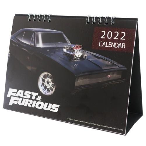 ワイルドスピード9 超激安 ジェットブレイク デスクトップ カレンダー 22 22年 グッズ 卓上カレンダー ユニバーサル映画 キャラクター