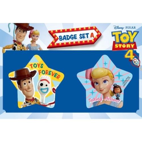 トイストーリー 4 星形 カンバッジ 2個セット ディズニー 缶バッジ セット グッズ Aタイプ インロック キャラクターのシネマコレクション 通販 Paypayモール