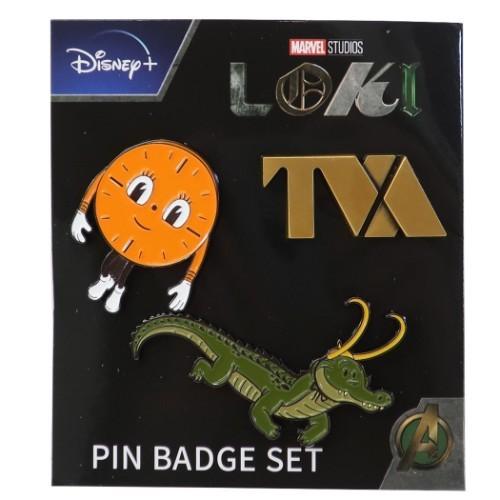 MARVEL（マーベル） ピンバッジ ロキ LOKI ピンズ 3個セット MARVEL B