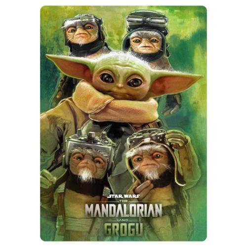 STAR WARS　下敷き？A2サイズ 3D スターウォーズ マンダロリアン アンド グローグー 下敷き 3D下じき