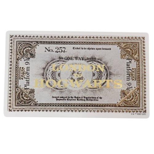 ハリーポッター 映画キャラクター 箔押し ステッカー ビッグ シール ホグワーツ特急チケット キャラクターのシネマコレクション 通販 Paypayモール