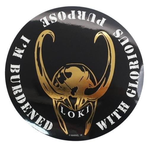 マーベル キャラクター 箔押し ステッカー ビッグ シール ロキ Marvel グッズ キャラクターのシネマコレクション 通販 Paypayモール