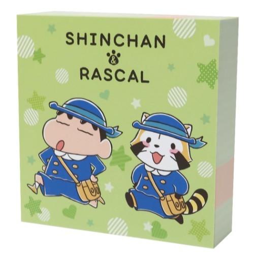 ブロック メモ クレヨンしんちゃん あらいぐまラスカル メモ帳 ふたば幼稚園の制服 キャラクターのシネマコレクション 通販 Paypayモール