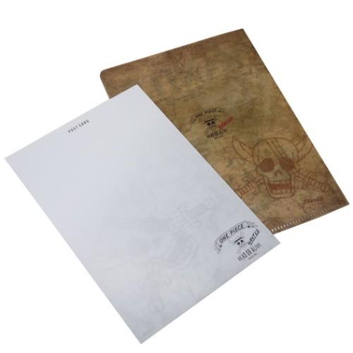 ワンピース A6 ファイルケース 付き ポストカード 手配書 シャンクス