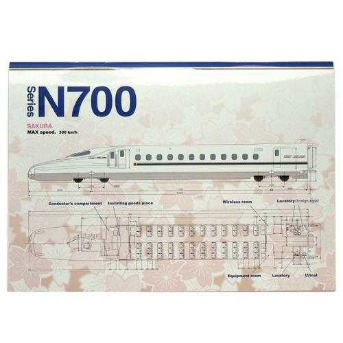 学校用品 鉄道グッズ RAILWAY N700系新幹線さくら 271423 A6ミニノート
