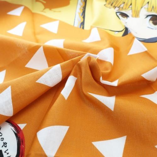 鬼滅の刃 我妻善逸 少年ジャンプ なりきり バンダナ キャラクター 大判ハンカチ ジェイズプランニング キャラクターのシネマコレクション 通販 Paypayモール