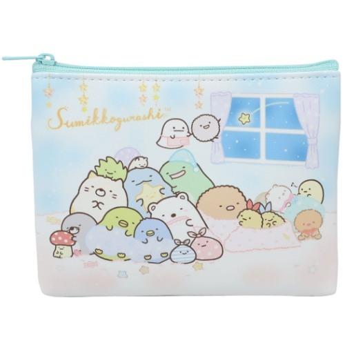 すみっコぐらし サンエックス キャラクター フラット ポーチ フリー ポーチ M おとまり ケイカンパニー キャラクターのシネマコレクション 通販 Paypayモール