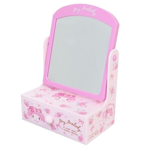 マイメロディ キャラクター 卓上鏡台 ミニ ドレッサー プレゼント