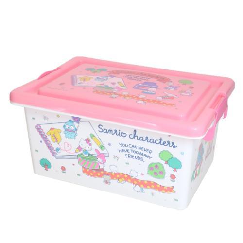 ストレージボックス サンリオキャラクターズ フタ付き収納ボックス M