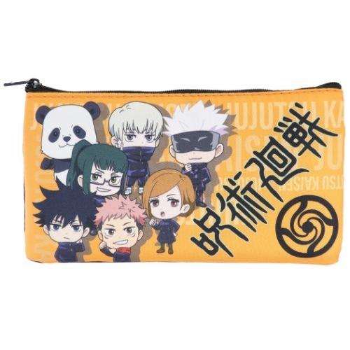 最大95 オフ 筆箱 呪術廻戦 フラット ペンポーチ 少年ジャンプ デフォルメ 集合 平 ペンケース アニメキャラクター Materialworldblog Com