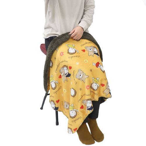 キキぷり キャラクター ひざ掛け毛布 ふわもこ裏ボアブランケット ver2