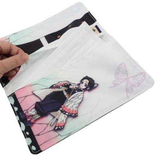 鬼滅の刃 胡蝶しのぶ 少年ジャンプ 不織布マスク携帯ケース アニメキャラクター 抗菌 フラット マスクポーチ キャラクターのシネマコレクション 通販 Paypayモール