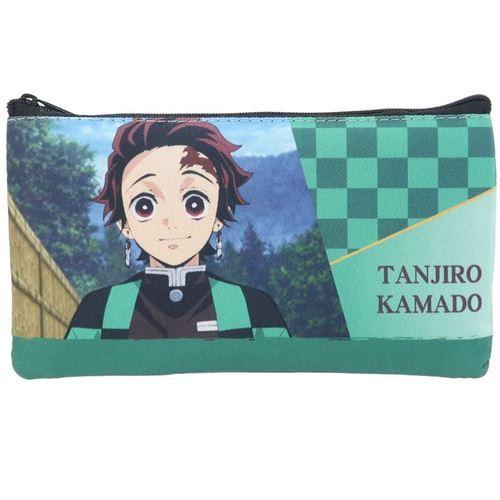 鬼滅の刃 グッズ 筆箱 アニメキャラクター フラットポーチ 竈門炭治郎