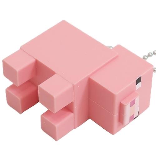 63 Off マインクラフト Minecraft グッズ キーホルダー ゲームキャラクター Pvc マスコットキーチェーン ブタ739円 Aynaelda Com