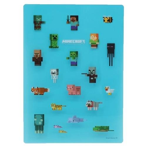人気top グッズ ゲームキャラクター 集合 マインクラフト 下敷き 下じき ノート メモ帳