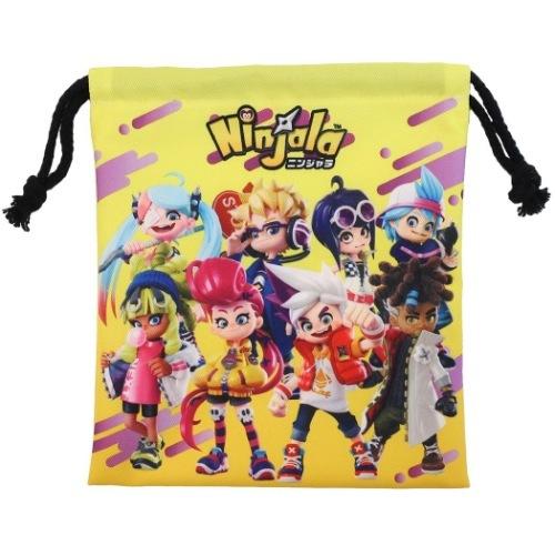 巾着袋 ニンジャラ きんちゃくポーチ ガンホー イエロー 新学期準備雑貨 キャラクター キャラクターのシネマコレクション 通販 Paypayモール