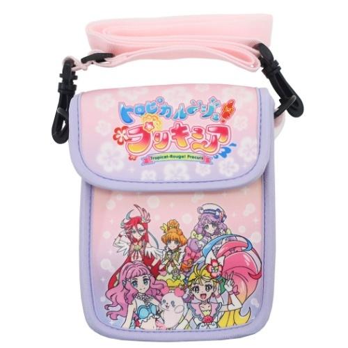トロピカルージュプリキュア ミニ ショルダーバッグ ポシェット パープル アニメキャラクター キャラクターのシネマコレクション 通販 Paypayモール
