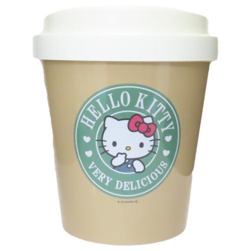 ハローキティ キャラクター ゴミ箱 カフェカップ型ダストボックス 