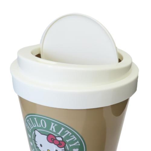 ハローキティ キャラクター ゴミ箱 カフェカップ型ダストボックス