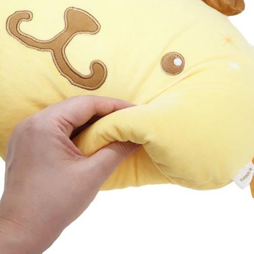 ポムポムプリン　ダイカット　フェイスクッション サンリオ ポムポムプリン プリンアラモード ダイカットクッション