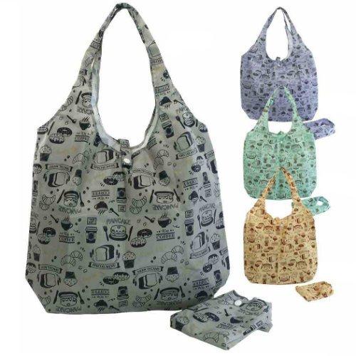 大人かわいい雑貨 エコバッグ セット 折りたたみ ショッピングバッグ 4
