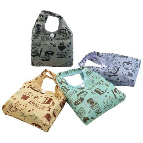 大人かわいい雑貨 エコバッグ セット 折りたたみ ショッピングバッグ 4