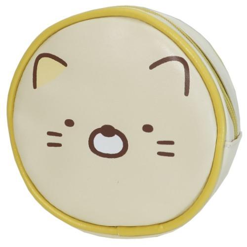 すみっコぐらし キャラクター ミニポーチ 丸型 フェイス ポーチ ねこ サンエックス グッズ キャラクターのシネマコレクション 通販 Paypayモール