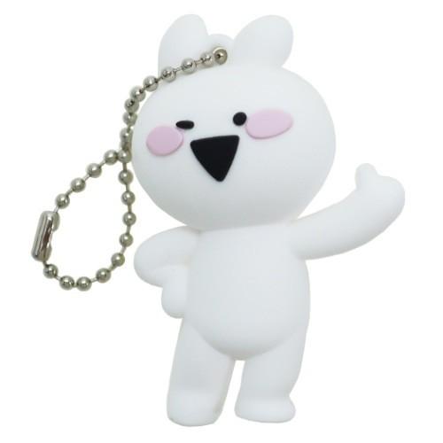 すこぶる動くウサギ グッズ キーホルダー ラバー マスコット グッ Lineクリエイターズ キャラクター キャラクターのシネマコレクション 通販 Paypayモール