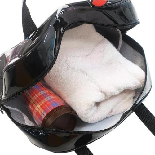 ポケモン ポケットモンスター キャラクター プールバッグ ビニール マルヨシ モンスターボール ボストンバッグ クロ 激安超特価