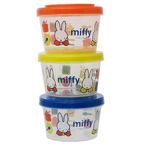 食品 保存容器 ミッフィー 薄肉 保存容器 3pセット スケーター グッズ 240ml 3 日本製 絵本キャラクター キャラクターのシネマコレクション 通販 Paypayモール