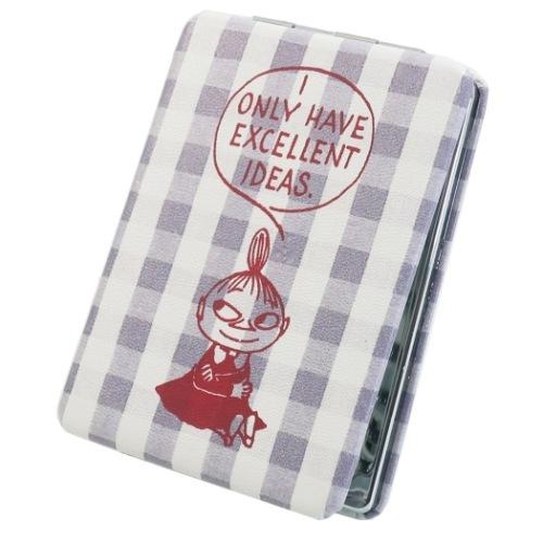 手鏡 ムーミン 2wayミラー ギンガムチェック リトルミイ 北欧 激安セール 女の子 プレゼント カミオジャパン ギフト雑貨 女性向け かわいい