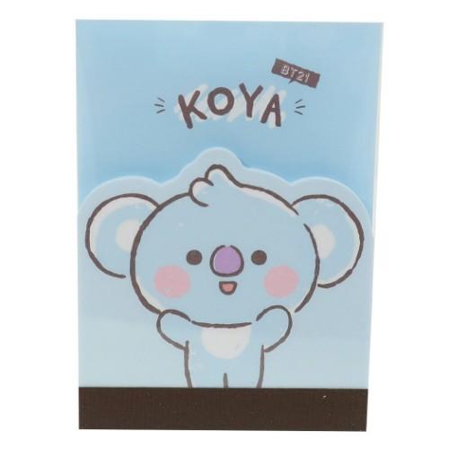 Bt21 Line Friends キャラクター メモ帳 物品 ミニメモ カミオジャパン219円 ミニ ダイカット Koya