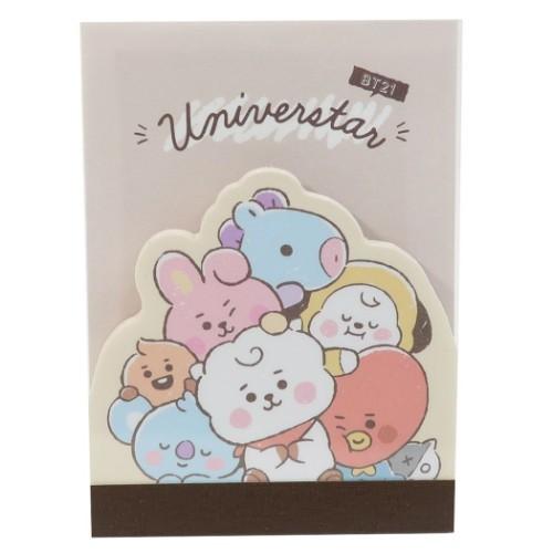 Bt21 キャラクター メモ帳 ダイカット ミニ ミニメモ Mix Line Friends 商品 Kmo 1761 キャラクターのシネマコレクション 通販 Yahoo ショッピング