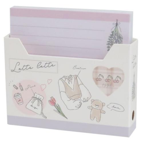 メモ帳 Latte Latte ファイル Box メモ かわいい 女の子 カミオジャパン セール Kmo 28 キャラクターのシネマコレクション 通販 Yahoo ショッピング