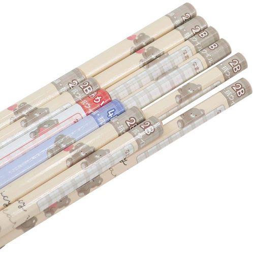 2B ＆ 4B 赤鉛筆 12本セット グッズ 抗菌・抗ウイルス かきかた ダース